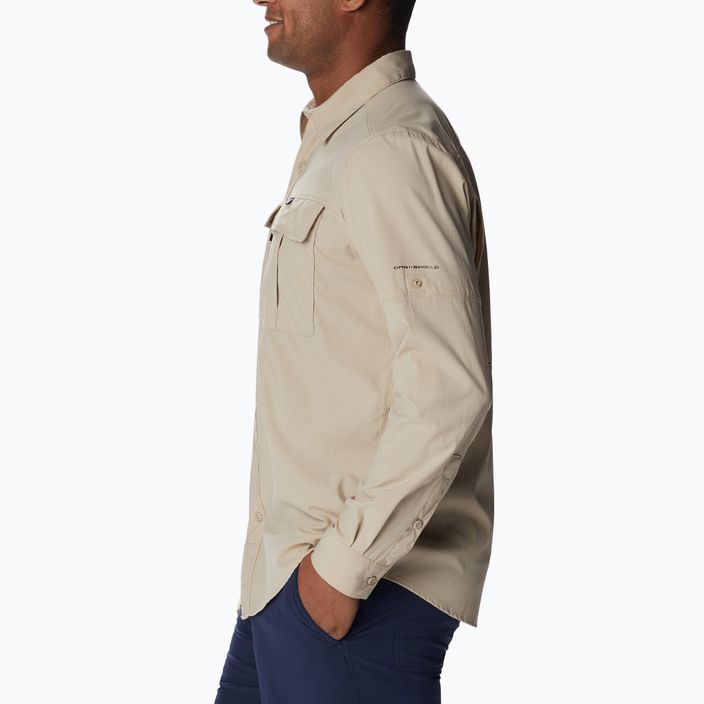 Columbia Newton Ridge II LS ανδρικό πουκάμισο μπεζ 2012971 4