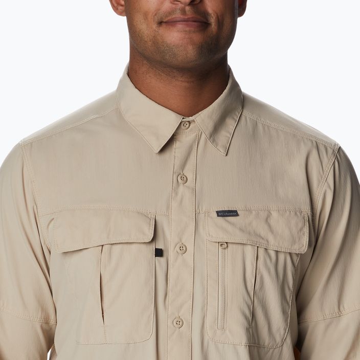 Columbia Newton Ridge II LS ανδρικό πουκάμισο μπεζ 2012971 5