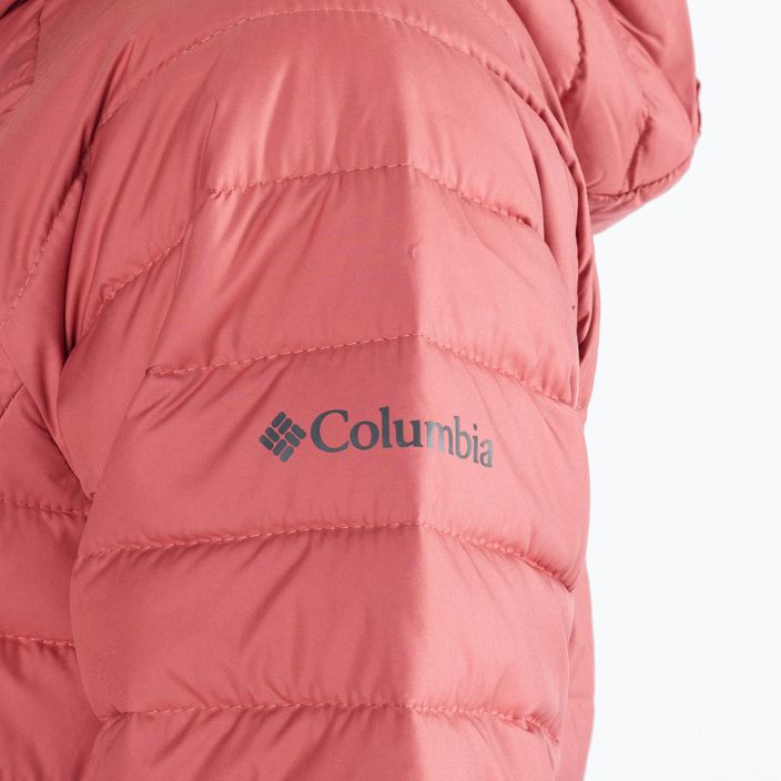 Columbia Powder Lite Hooded ροζ γυναικείο πουπουλένιο μπουφάν 1699071 4