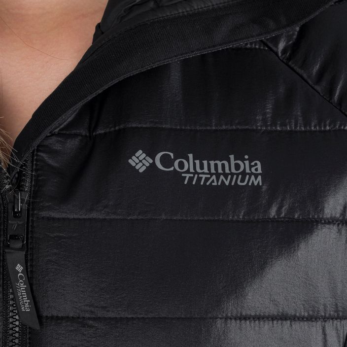 Columbia γυναικείο Platinum Peak Hooded down jacket μαύρο 2008341 6