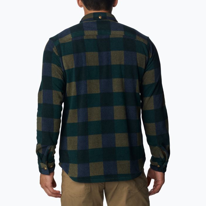 Columbia ανδρικό πουκάμισο Flare Gun Fleece πράσινο-πράσινο 1866624 3