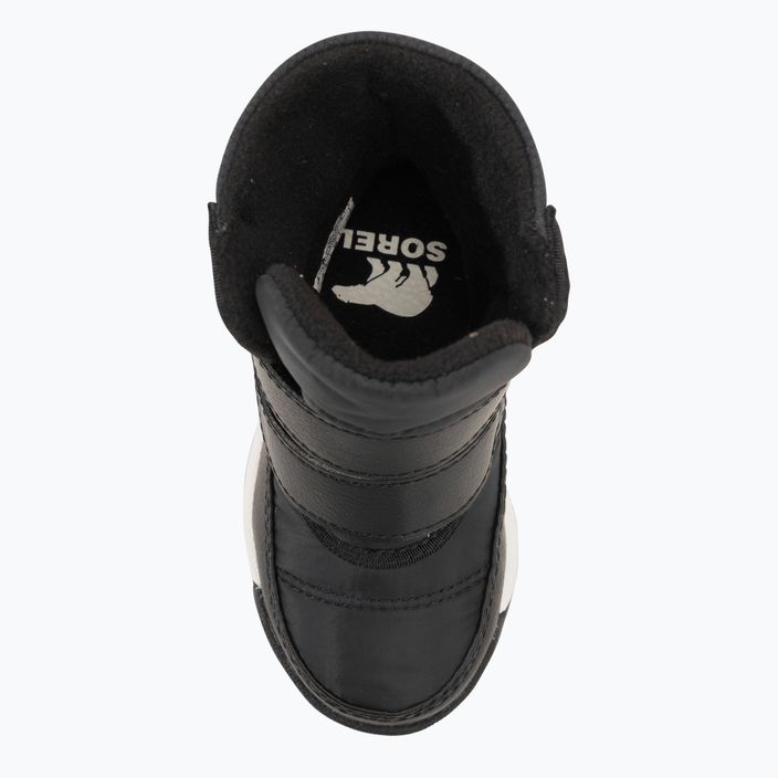 Sorel Whitney II Strap WP παιδικές μπότες χιονιού μαύρο/θαλασσινό αλάτι 6