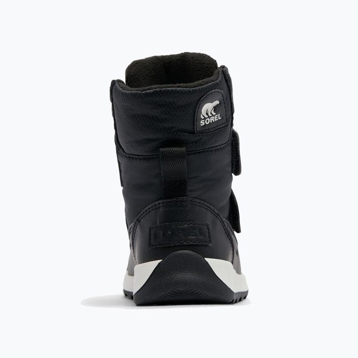 Sorel Whitney II Strap WP παιδικές μπότες χιονιού μαύρο/θαλασσινό αλάτι 10