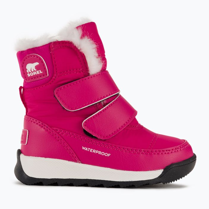 Sorel Whitney II Strap WP παιδικές μπότες χιονιού κάκτος ροζ/μαύρο 2