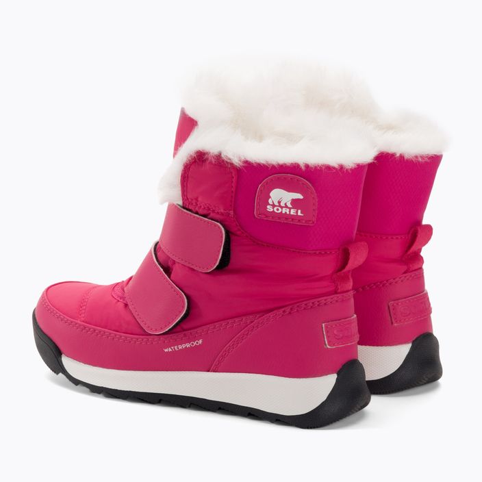 Παιδικές μπότες πεζοπορίας Sorel Whitney II Strap Wp cactus pink/black 3