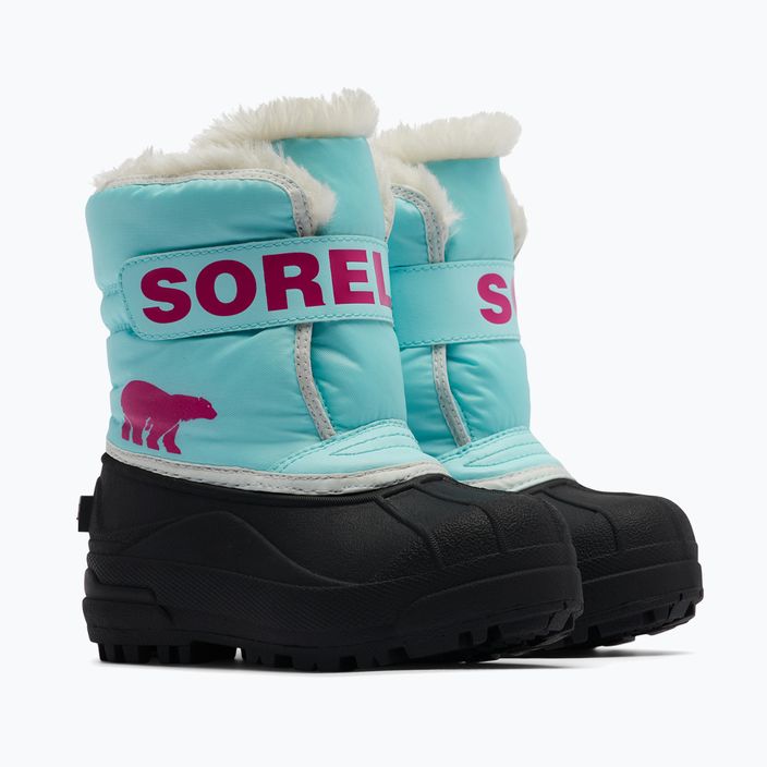 Sorel Snow Commander junior μπότες χιονιού ocean surf/cactus pink 9