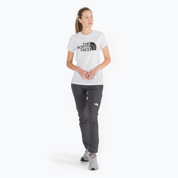 Γυναικείο μπλουζάκι για πεζοπορία The North Face Easy λευκό NF0A4T1QFN41 2