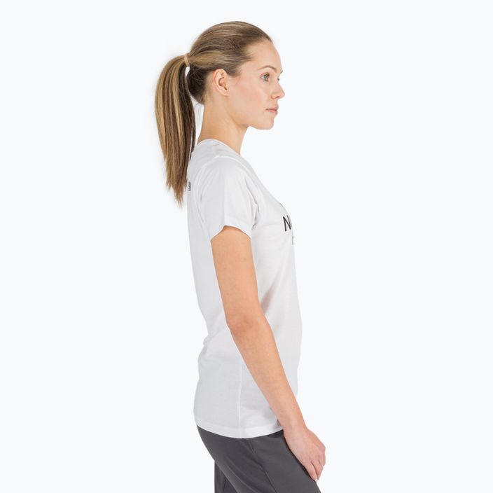 Γυναικείο μπλουζάκι για πεζοπορία The North Face Easy λευκό NF0A4T1QFN41 3