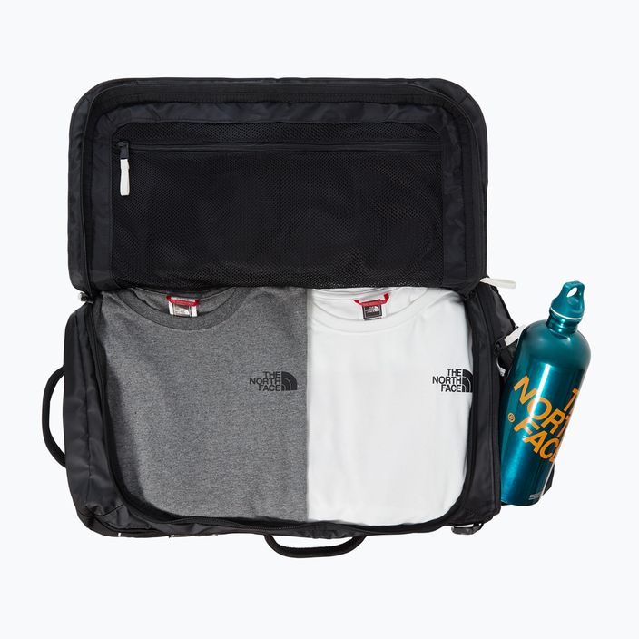 The North Face Base Camp Voyager Duffel 32 l μαύρο/λευκό ταξιδιωτική τσάντα 6