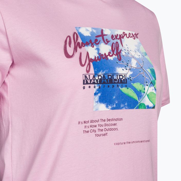 Napapijri γυναικείο t-shirt S-Yukon ροζ παστέλ 8