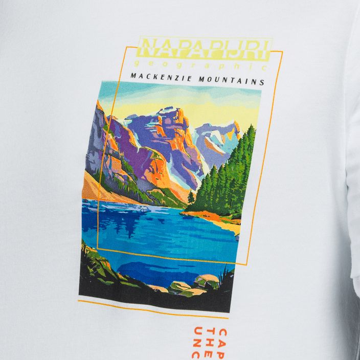 Ανδρικό Napapijri S-Canada brightwhite T-shirt 7