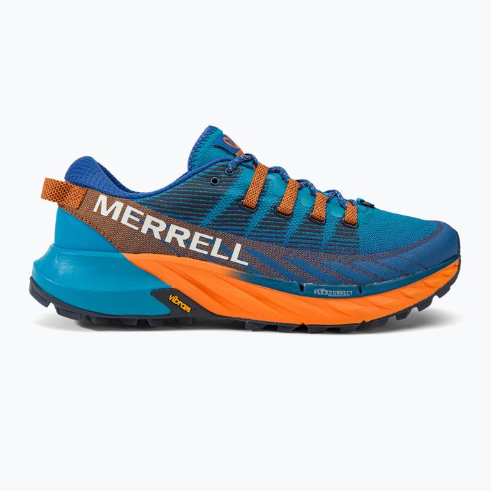 Merrell Agility Peak 4 μπλε ανδρικά παπούτσια για τρέξιμο J135111 2