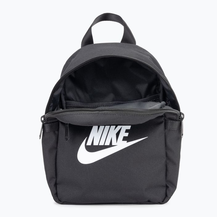 Γυναικείο σακίδιο πλάτης Nike Sportswear Futura 365 Mini 6 l black/white 5