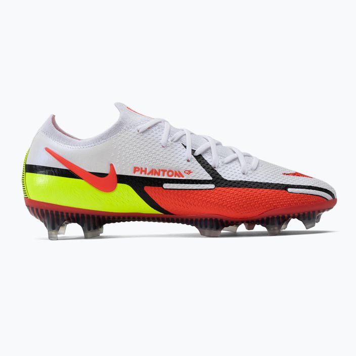 Nike Phantom GT2 Elite FG ανδρικά ποδοσφαιρικά παπούτσια λευκό CZ9890-167 2