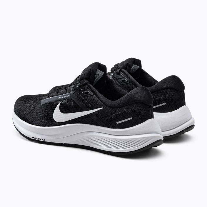 Nike Air Zoom Structure 24 γυναικεία παπούτσια για τρέξιμο μαύρο DA8570-001 3