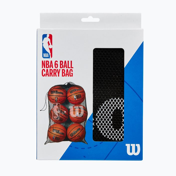 Wilson NBA Αυθεντική τσάντα μπάσκετ με 6 μπάλες 3
