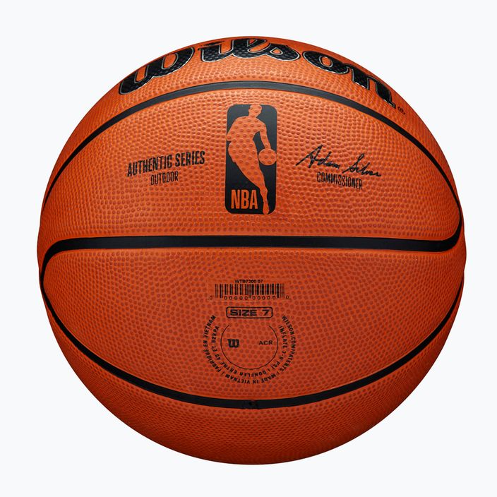 Wilson NBA Authentic Series Outdoor μπάσκετ WTB7300XB05 μέγεθος 5 6