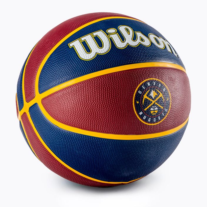 Wilson NBA Team Tribute Denver Nuggets μπάσκετ WTB1300XBDEN μέγεθος 7 2