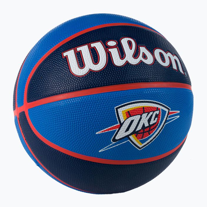 Wilson NBA Team Tribute Oklahoma City Thunder μπάσκετ WTB1300XBOKC μέγεθος 7 2