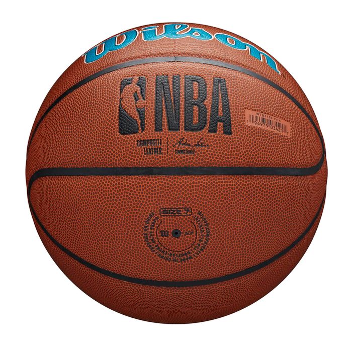 Wilson NBA Team Alliance Charlotte Hornets μπάσκετ WTB3100XBCHA μέγεθος 7 4