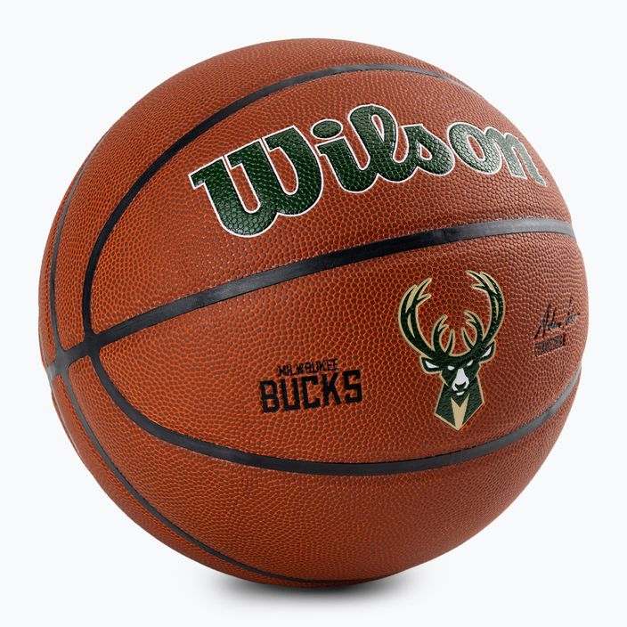 Wilson NBA Team Alliance Milwaukee Bucks μπάσκετ WTB3100XBMIL μέγεθος 7 2