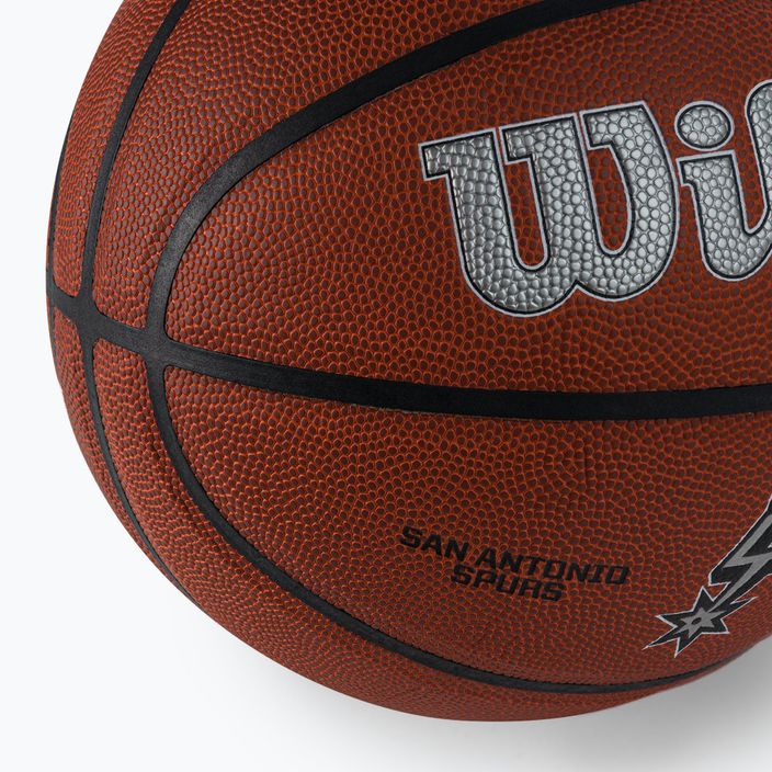 Wilson NBA Team Alliance San Antonio Spurs μπάσκετ WTB3100XBSAN μέγεθος 7 3