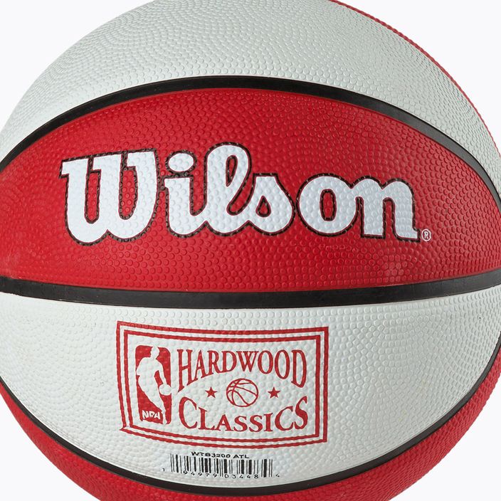 Wilson NBA Team Retro Mini Atlanta Hawks μπάσκετ WTB3200XBATL μέγεθος 3 3