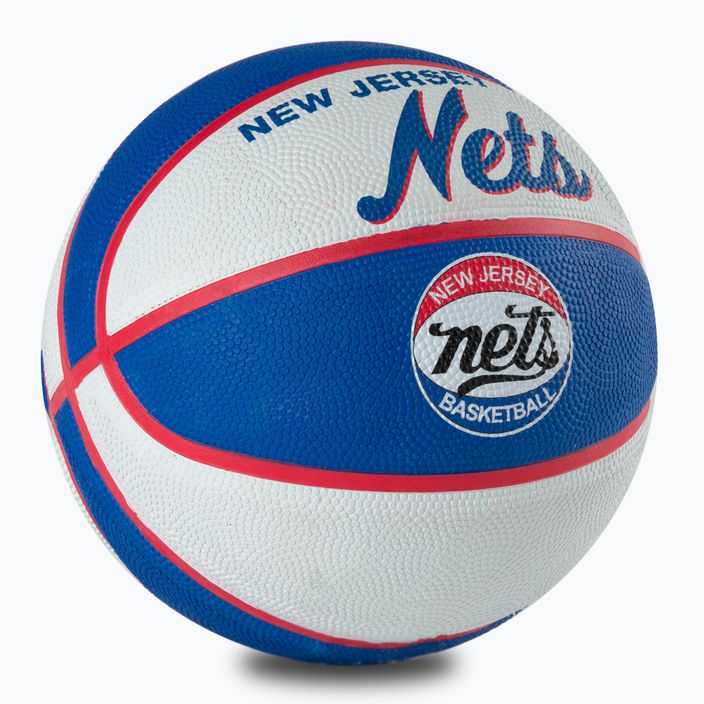 Wilson NBA Team Retro Mini Brooklyn Nets μπάσκετ WTB3200XBBRO μέγεθος 3 2