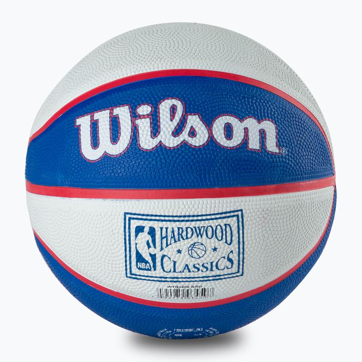 Wilson NBA Team Retro Mini Brooklyn Nets μπάσκετ WTB3200XBBRO μέγεθος 3 4