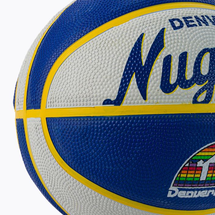 Wilson NBA Team Retro Mini Denver Nuggets μπάσκετ WTB3200XBDEN μέγεθος 3 3