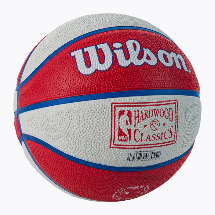 Wilson NBA Team Retro Mini Detroit Pistons μπάσκετ WTB3200XBDET μέγεθος 3 2
