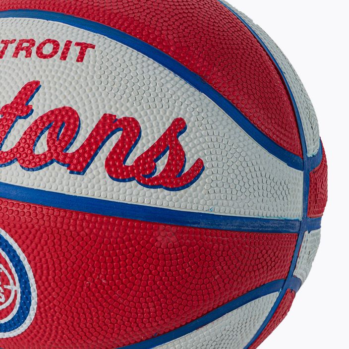 Wilson NBA Team Retro Mini Detroit Pistons μπάσκετ WTB3200XBDET μέγεθος 3 3