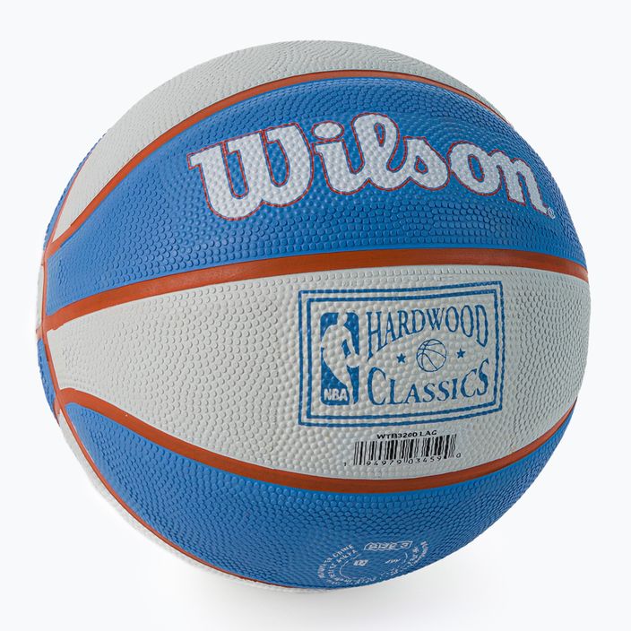 Wilson NBA Team Retro Mini Los Angeles Clippers μπάσκετ WTB3200XBLAC μέγεθος 3 2