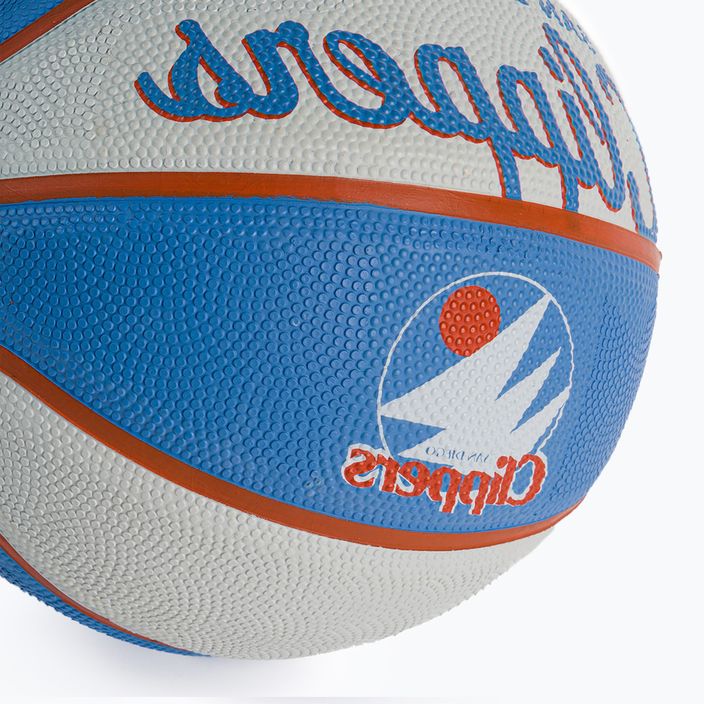 Wilson NBA Team Retro Mini Los Angeles Clippers μπάσκετ WTB3200XBLAC μέγεθος 3 3