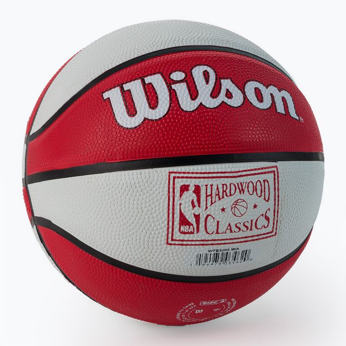 Wilson NBA Team Retro Mini Miami Heat μπάσκετ WTB3200XBMIA μέγεθος 3 2