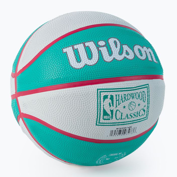Wilson NBA Team Retro Mini San Antonio Spurs μπάσκετ WTB3200XBSAN μέγεθος 3 2