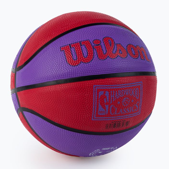 Wilson NBA Team Retro Mini Toronto Raptors μπάσκετ WTB3200XBTOR μέγεθος 3 2