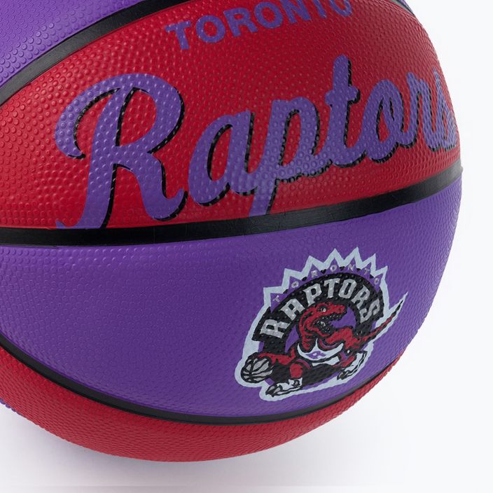 Wilson NBA Team Retro Mini Toronto Raptors μπάσκετ WTB3200XBTOR μέγεθος 3 3