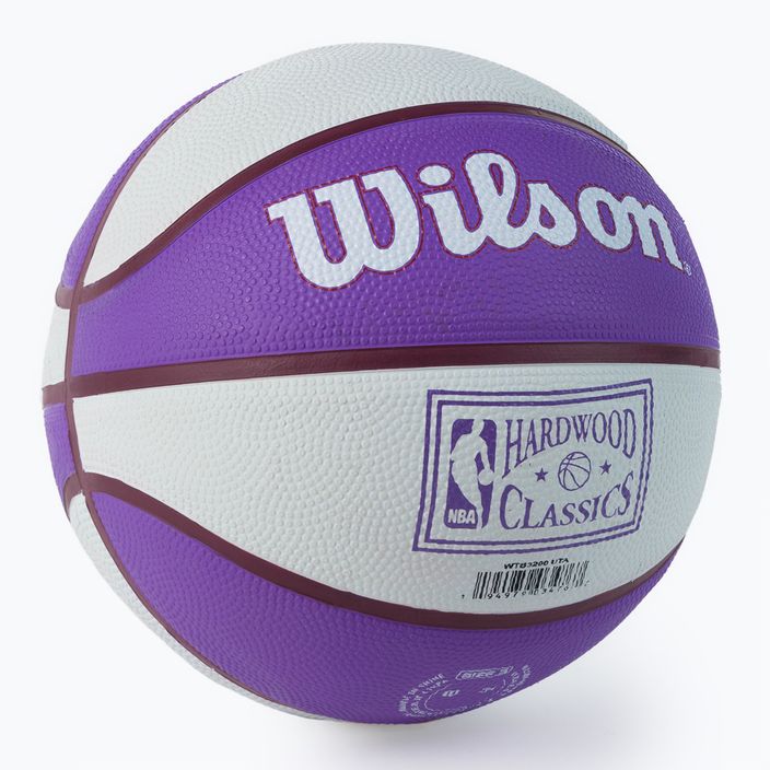 Wilson NBA Team Retro Mini Utah Jazz μπάσκετ WTB3200XBUTA μέγεθος 3 2