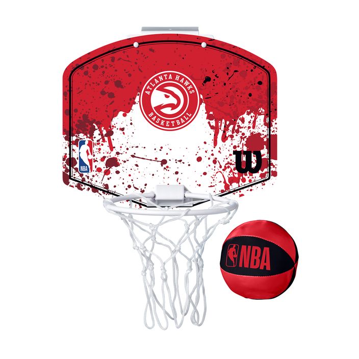 Σετ μπάσκετ Wilson NBA Team Mini Hoop Atlanta Hawks 2