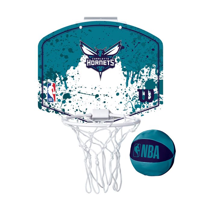 Σετ μπάσκετ Wilson NBA Team Mini Hoop Charlotte Hornets 2