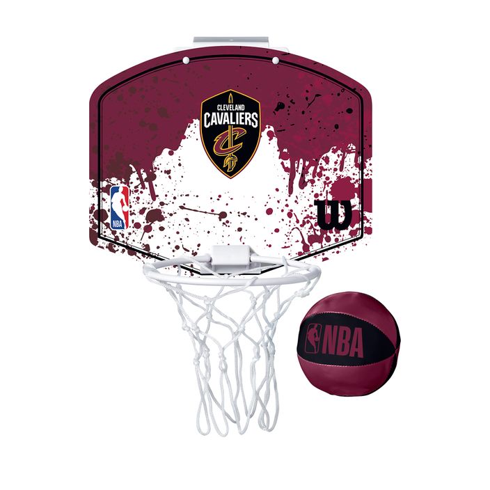 Σετ μπάσκετ Wilson NBA Team Mini Hoop Cleveland Cavaliers σκούρο κόκκινο 2