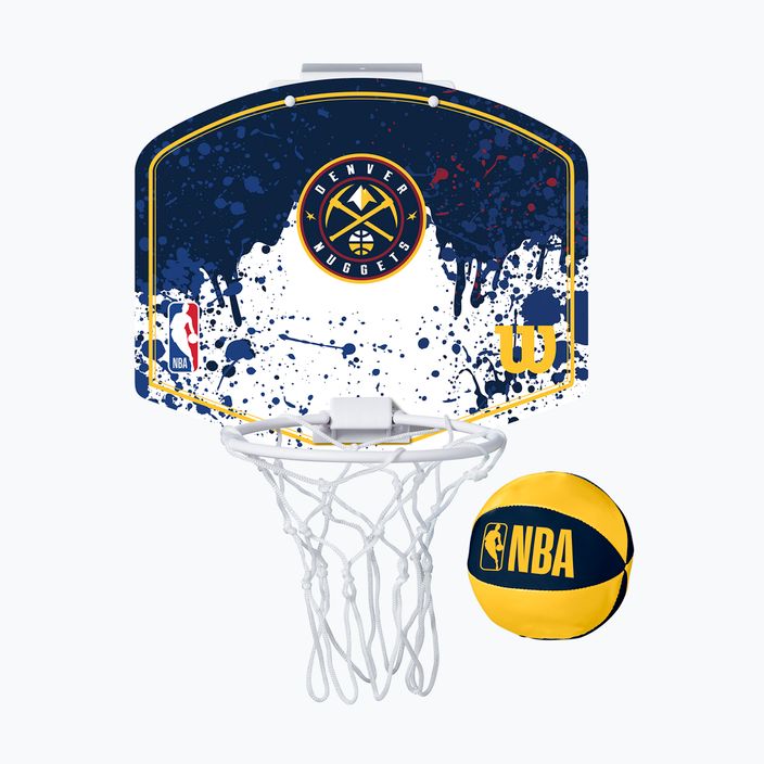 Σετ μπάσκετ Wilson NBA Team Mini Hoop Denver Nuggets