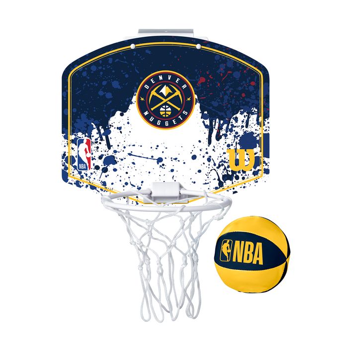 Σετ μπάσκετ Wilson NBA Team Mini Hoop Denver Nuggets 2