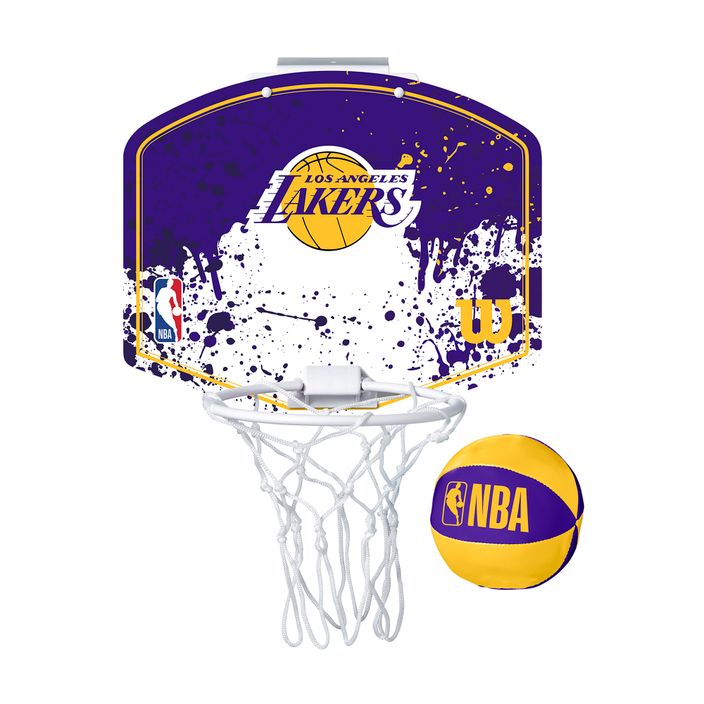 Σετ μπάσκετ Wilson NBA Team Mini Hoop Los Angeles Lakers 2