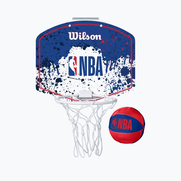 Ταμπλό μπάσκετ Wilson NBA RWB Mini Hoop μπάσκετ μπλε WTBA1302NBARD 4