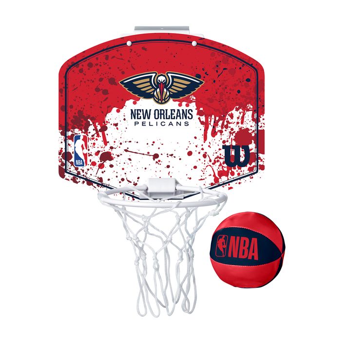 Σετ μπάσκετ Wilson NBA Team Mini Hoop New Orleans Pelicans 2