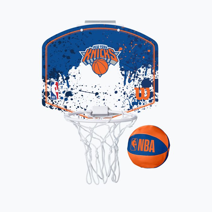 Wilson NBA New York Knicks Mini Hoop μπασκέτα μπάσκετ μπλε WTBA1302NYK 4