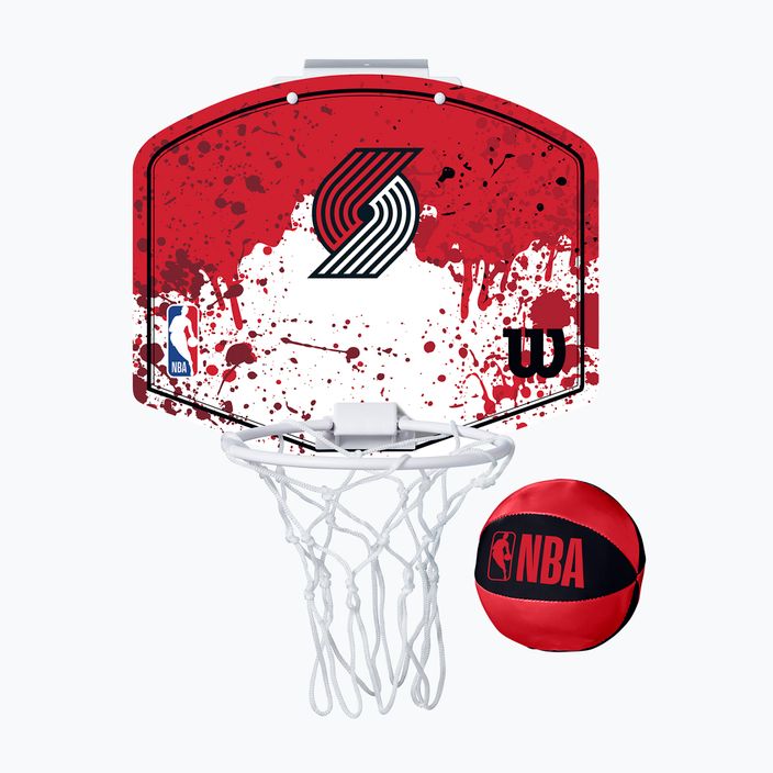 Σετ μπάσκετ Wilson NBA Team Mini Hoop Portland Trail Blazers Basketball Set