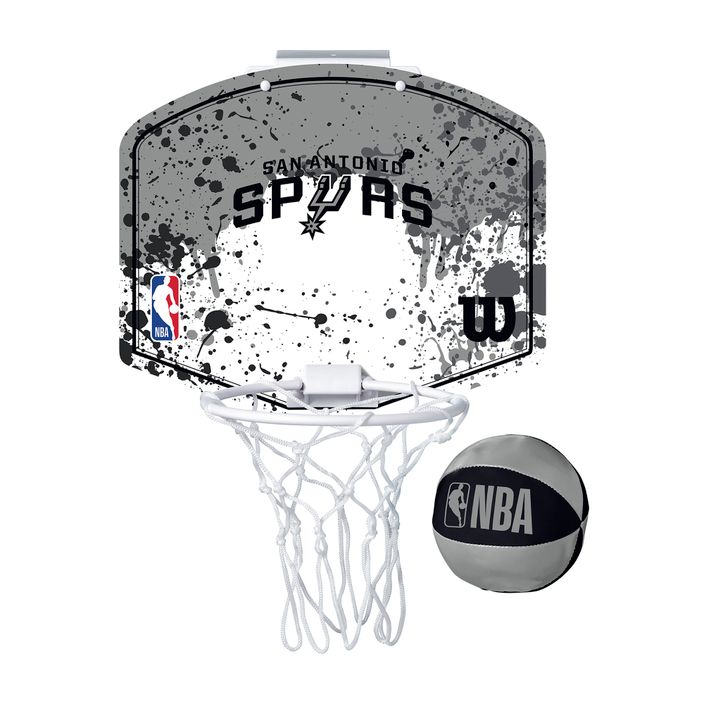 Σετ μπάσκετ Wilson NBA Team Mini Hoop San Antonio Spurs 2